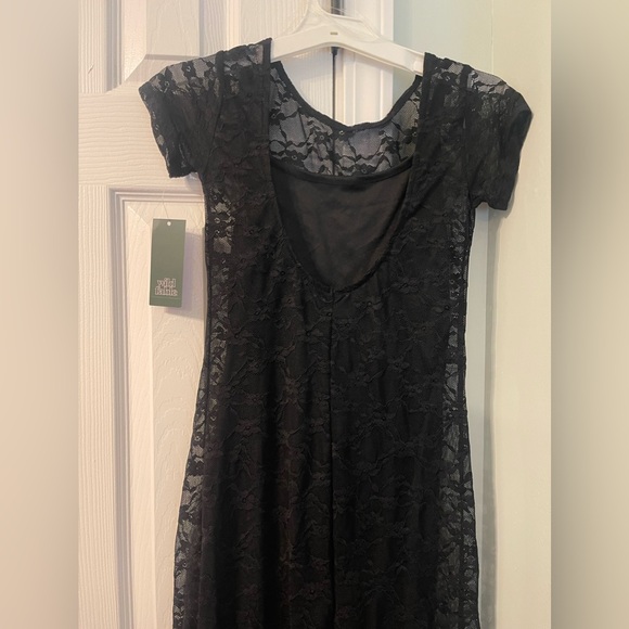 Wild Fable Black Maxi Lace Stretch Dress -XXS - Picture 3 of 4